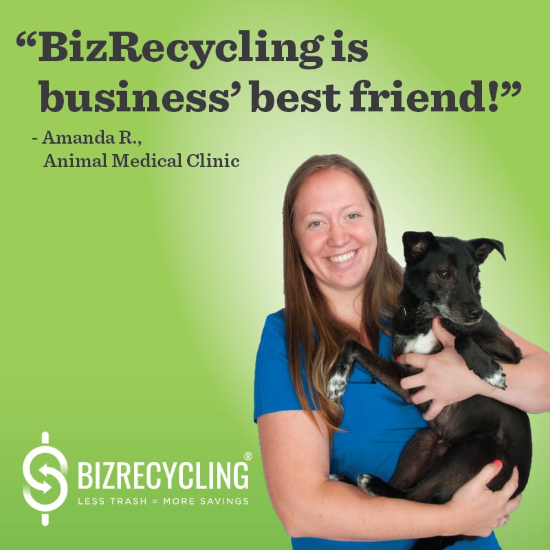 BizRecycling testimonial ad